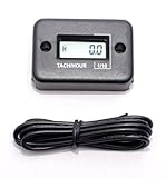 Tachometer Hour Meter Motorcycle ATV Snowmobile Boat Stroke Gas Engine Generator Used on 2 Stroke Gasoline Engine
