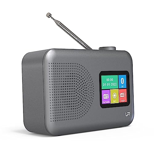 LFF Digitalradio DAB+, UKW- und Küchenradio, Farbdisplay mit Bluetooth