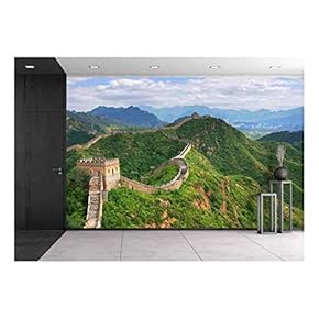 Beijing Great Wall of China - Removable Wall Mural | Self-Adhesive Large Wallpaper - 66x96 inches