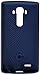 Pomufa Wavelength Series Shockproof Textured Pattern Grip Cover for LG G4 - Navy Blue