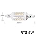 BRIGHTINWD LED R7S Dimmable 78mm LED Bulb 5W Warm White 3000K R7s LED Replacement 3 Years Warranty