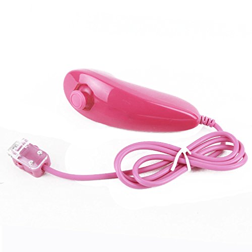 Honbay Wii Nunchuk / Nunchuck Controller (Pink)