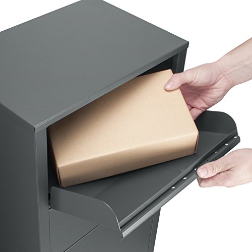 Winbest Large Steel Freestanding Floor Parcel Lockable Drop Slot Mail