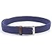 Gelante Canvas Elastic Fabric Woven Stretch Multicolored Braided Belts 2041-NavyBlue-M