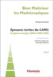 Épreuves écrites du CAPES
