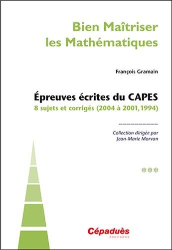Épreuves écrites du CAPES
