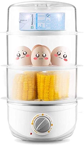 Raxinbang egg boiler 3 Layer Mini Egg Boiler, Multi-Function Steamer Poaching Bowl Measuring Cup with Egg Piercer Included Perfect Soft Medium & Hard Boiled Eggs (Color : Parent)