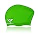 Vitchelo Waterproof Silicone Long Hair Swim Cap That Keep Hair Dry Extra Large Bathing & Swimming Pool Caps for Ladies Swimmers Afro Braided Hair Dreadlocks. XL Rubber Swim Hats for Dread Women
