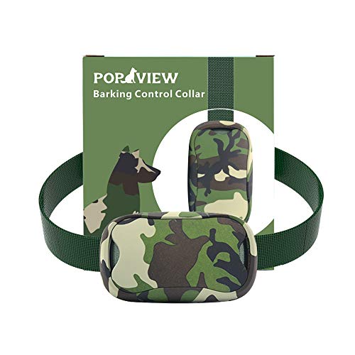 POP VIEW Bark Collar Version Humanely Stops Barking with Sound and