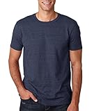 Gildan SoftStyle Ring Spun Cotton T-Shirt. 64000 - XX-Large - Heather Navy