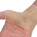 Compression Gloves Single Magnetic Therapy Gloves Silicone Wrist Support Brace with Thumb Hole for Hand