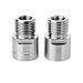 Bike Pedal Spacer Extenders, AUOKER Chrome-molybdenum Steel/ Titanium Alloy Foot Pedal Extenders, 9/16
