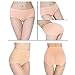 Fulyou Women's Briefs Underwear Tummy Control Cotton Panties High Waist Solid Color Ladies Soft Stretch Underpants 6 Pack