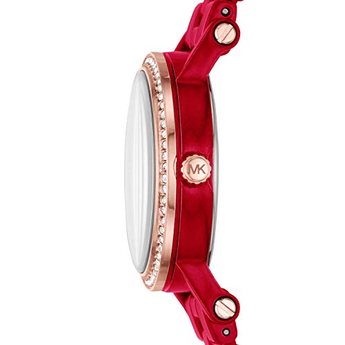 Michael-Kors-Damen-Analog-Quarz-Uhr-mit-Edelstahl-Armband-MK3896