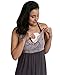 Kindred Bravely Lucille Nursing Nightgown & Maternity Gown (Summer Bliss, Medium)