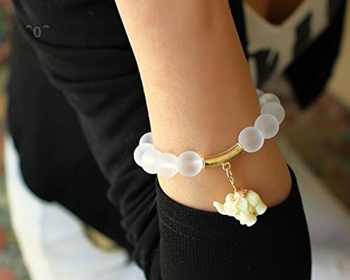 New exotic white elephant crystal bracelet Tibetan national style blessing jewelry new hot
