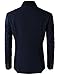 H2H Men's Solid Two-Button Center-Vent Sportcoat NAVY US M/Asia L (CMOBL014)