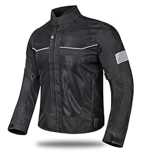 Heren motorjas reflecterende motorjas CE gepantserd