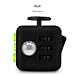 QQPOW Cube Relieve Stress for Adults Children Anxiety Attention Relieves Stress and Anxiety Release Stress Toy (Black and Green)