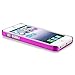 Pandamimi Deluxe Rose Pink Bling Diamond Rhinestone Aluminum Chrome Hard Case Cover for Apple iPhone 5 5G , Screen Protector