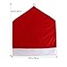 Santa Hat Christmas Chair Back Covers, Santa Clause Red Hat Dining Chair Slipcovers for Xmas Holiday Party Festive Decoration, Set of 4