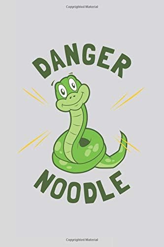 Danger Noodle: Notebook & Journal - Funny Snek & Snake Meme Journal, Blank & Lined Notebook, College Ruled Danger Noodle Composition Book, Office Gag Gift