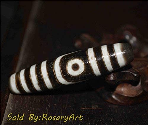 Tibetan Buddhism Two eyes Dzi Bead Necklace Pendant Bracelet 2 eyed Amulet Gzi Liangyan Genuine Inlaid Yellow Gold Talisman Authentic Ancient Pure Agate Stone Eye Tibet Antique Carnelian Old Nepal Zee Black And White Milky Color Ivory Lama Temple Museum Quality Natural Xizang Tianzhu Heaven's bead Natural Thousand Years Protective Protection Lucky Charm Real Buddhist Prayer Beads Rosary Worry Mala Noble Collection