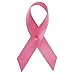 250 USA Made Hot Pink Satin Awareness Ribbons - Bag of 250 Fabric Ribbons with Safety Pins (Many Colors Available)