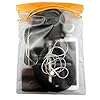 SE-TP126-3-Set-of-3-Waterproof-Plastic-Pouches-with-Hook-Loop-Closure-for-Water-Activities-Vacation-Cruises-Boating-Fishing-More
