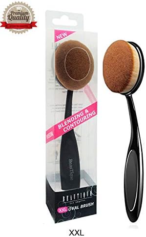 Beautia Oval Makeup Brush Set Foundation Concealer Contouring Makeup Tools (Xxl)