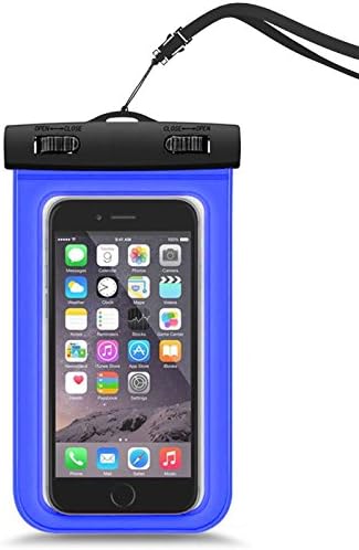 Universal Waterproof Case Bag, With Neck Strap (Blue)
