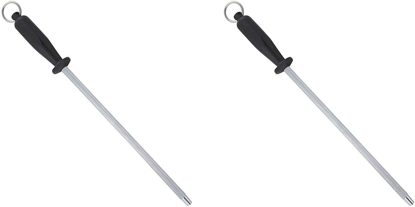 Winware Stainless Steel Sharpening Steel, 12-Inch 2pack