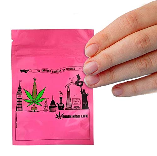 Weed Baggies With Designs Mylar Bags Smell Proof 3.5