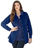 Roamans Women's Plus Size Corduroy Shirt