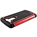 ElBolt LG G3 Vigor / G3 Mini / G3 Beat/ G3s D725 D722 Case - 2 in 1 Bundle Silicon Dual Layer Armor Protective Case Cover Skin -Red with Free ElBolt Certified Premium Screen Protector by ElBolt TM