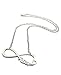 NYFASHION101 R5er Silver-Tone Infinity Charm Celebrity Fan 3mm Link Chain Necklace, 18