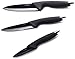 Ozeri Elite Chef 3-Piece Black Ceramic Knife Set