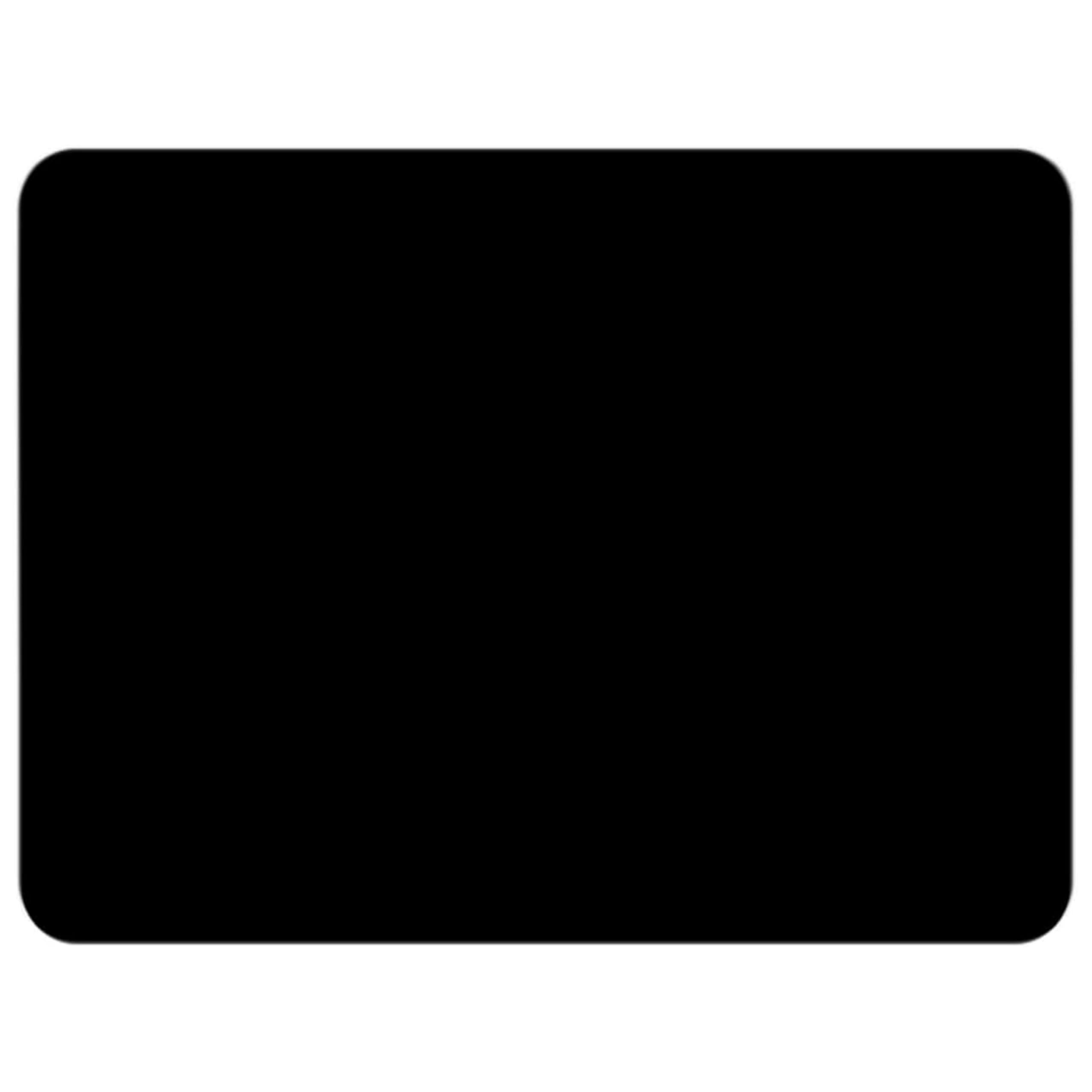 Silent Monsters Mouse Mat Small 10 x 8 inches / 24 x 20 cm, Black, Lasercut Edges, washable & rollable Mouse Pad, Gaming Home Office Mousemat, Mousepad non-slip & quiet, Desk Mat