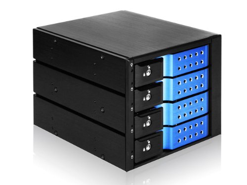 iStarUSA BPN-DE340SS
3 x 5.25-Inch to 4 x 3.5-Inch SAS/SATA 6.0 Gb/s Trayless Hot-Swap Cage