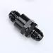 -10 AN Aluminium AN8 Flare Inline Fuel Tank Non Return One Way Check Valve Male Hose Fitting Adapters, Black 10AN JIC 10, 7/8"-14 Thread