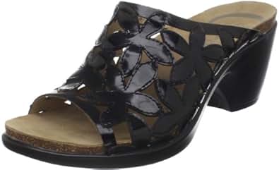Amazon.com | Dansko Women's Clarissa Sandal, Black Patent, 37 EU / 6.5-7 B(M) US | Sandals