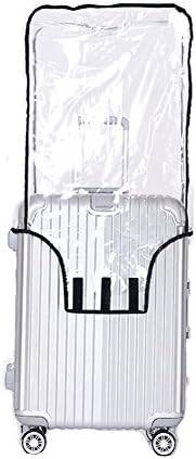 Luggage Protector Suitcase Cover PVC Bag Dust proof Travel Suitcase Fits Most 20"22"24"26"28"30" (30" (21.3"L x 13.4"W x 29.5"H))