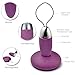 SVAKOM Luna&Selene Wireless Remote Mutual Control Interactive Vibrating Bullet and Nipple Massager for Couple(Violet).