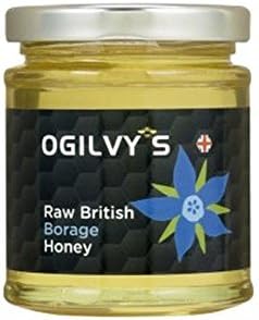 (2 PACK) - Ogilvys Raw British Borage Honey| 240 g |2 PACK - SUPER SAVER - SAVE MONEY