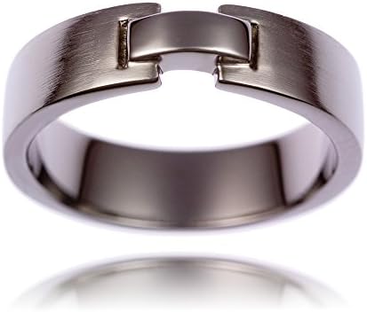 Unisex 925 Fine Sterling Silver Ring Band Gunmetal Finished (5mm)