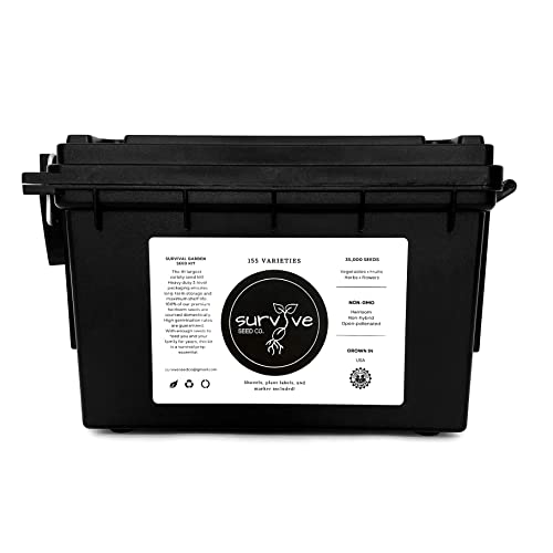 Survival Seed Kit 1 Largest Variety Heirloom Seed Collection 155