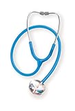 MABIS/DMI Healthcare CrystalScope Stethoscope, Blue Topaz, 30 Inch