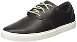 crocs Men's CitiLane Leather Lace-up Flat, Espresso/White, 12 M US