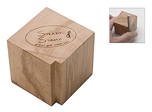 Steady Stamp Holder Block Jewelry Making Metal Marking Round Square Stamp Tool