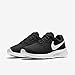 Nike Womens Tanjun Running Sneaker Black/White 10